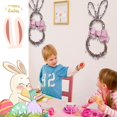thumbnail image 3 of 2022 New Led Easter Bunny Lantern Rattan Wreath, 3 of 3