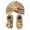 Coffee, variant on Daznico Baby Wheat Print Hat and Socks Set 2 Piece Floral Cute Adorable Sock Gift Set