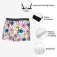 thumbnail image 4 of Disketp Rose Flowers Men's Boxer Briefs,Soft and Breathable Cotton Underwear with ComfortFlex Waistband, 4 of 7
