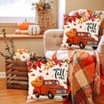 thumbnail image 2 of Ramiter Thanksgiving Fall Home Sofa Cover Decor Cushion Pillowcase Zipper Silk Pillowcase, 2 of 3