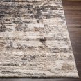 thumbnail image 5 of Mark&Day Area Rugs, 2x3 Oostzaan Modern Abstract Marble Shag Charcoal Area Rug, Grey Brown White Marble Swirl Carpet for Living Room, Bedroom or Kitchen (2' x 3'), 5 of 6
