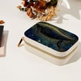 thumbnail image 7 of Whale Velvet Portable Jewelry Box with Removable Compartment - Ideal Bracelet Holder and Necklace Organizer - Gift, 7 of 7