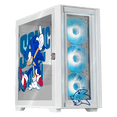 thumbnail image 1 of Gabinete XTREME PC GAMING Sonic Hedgehog Comic Edition Mini Torre 4 Fan ARGB USB-C Blanco CXTSH6000WT, 1 of 6