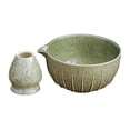 thumbnail image 3 of Tnarru Japanese Matcha Bowl Matcha Tea Set with Whisk Holder Gift,Portable, Ceremonial Glazed Tea Ceremony Ceramic for Matcha Powder Green, 3 of 8