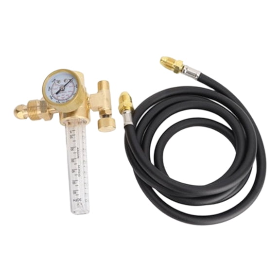 Adjustable Regulator Set with Pressure Gauges and Hose for Argon/CO2 Welding Cylinders