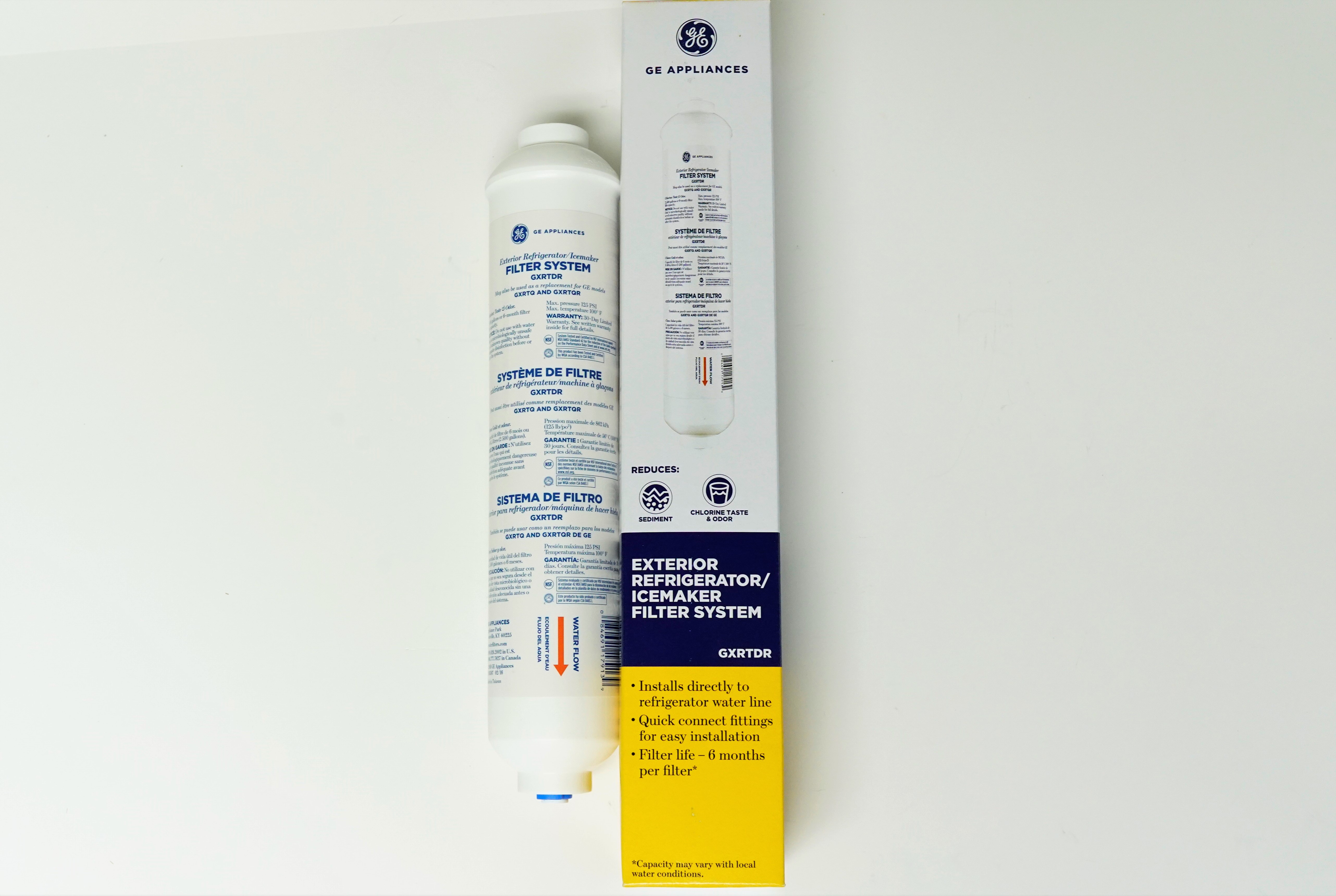 GXRTDR Genuine GE SmartWater Refrigerator Ice & Water Filter