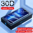 thumbnail image 1 of NUEVO 30D Vidrio protector de cubierta completa para iPhone 12 13 Pro XS Max XR X Protector de pantalla en iPhone 11 12 Mini película de vidrio templado Tan Jianjun unisex, 1 of 1