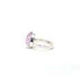 thumbnail image 4 of Heaven Crafts Teardrop Amethyst Ring 925 Sterling Silver Bridal Gift Ring Handmade Stacking Ring, 4 of 5