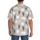 thumbnail image 3 of Fotbe winter Snowflake beer Camisa Estampada de Manga Corta para Hombre, Casual de Verano, Estilo Playero, Sin Arrugas-3X-Large, 3 of 5