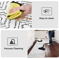 thumbnail image 5 of Anti Fatigue Kitchen Mat,Black and White Kitchen Rugs Sets of 2, Cushioned Non Slip Kitchen Floor Mats, Morocco Geometric Standing Mats for Sink, Laundry, Office, Desk 17"x47"+17"x29", 5 of 6