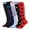 5 Pairs-Multicoloured h, variant on KAWELL Compression Socks for Women and Men, 15-20 mmHg Support Knee High Socks for Running,Nursing,Athletic