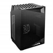 silverstone technology ld03b-af airflow version mini-itx case four side tempered glass panels pre-installed 2 x 120mm fans usb type-c x 1 sst-ld03b-af