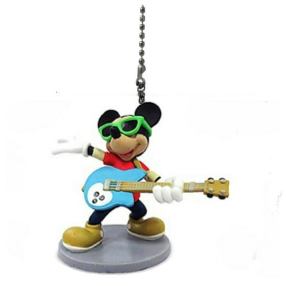 Popstar Rockstar Singer Mickey Mouse Fan Lamp Light Pull Chain Figure Figurine3”