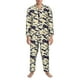 thumbnail image 3 of Fotbe Game Controller Pijama de Hombre con Estampado de Manga Larga, Conjunto de 2 Piezas, Ropa de Dormir Suave y Cómoda con Bolsillos-Small, 3 of 7