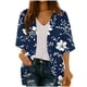 thumbnail image 2 of Xuyuer Spring Beach Cover-Up Cardigan - Women's 3/4 Sleeve Casual Shirt for Summer Seaside Outings, Resort Vacations, Breezy Seasonal Layering Top & Coastal Stroll Essentials, 2 of 7