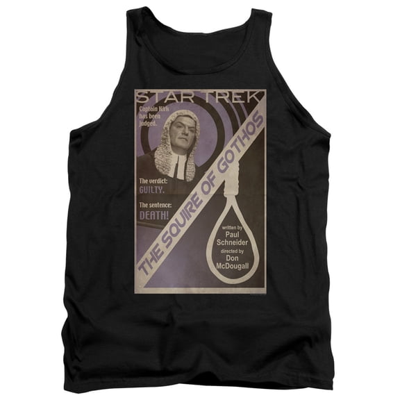 Star Trek Tos Episode 17 Adult Tank Top Black