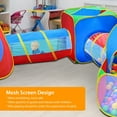 thumbnail image 5 of 5Pcs Colorful Kids Play Tent Ball Pit TeqHome Kids Crawl Tunnel Tunnels Toddlers Playhouse Boys Girls Gift for 3 4 5 6 7 Year Old (Balls Not Included), 5 of 12