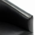 thumbnail image 2 of Comfort Pointe Gaven Black Faux Leather Wood Base Swivel Accent Chair, 2 of 8