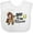 AA-White, variant on Inktastic Off to the Races with Cowgirl on Horse Girls Baby Bib