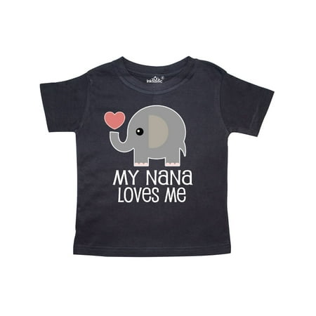 

Inktastic Nana Loves Me Gift For Grandkids Gift Toddler Boy or Toddler Girl T-Shirt