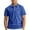 Blue, variant on WOYY Toddler Boys Zipper Pocket Polo Shirt Solid Casual Short T-Shirt Kids Active Tee Shirt
