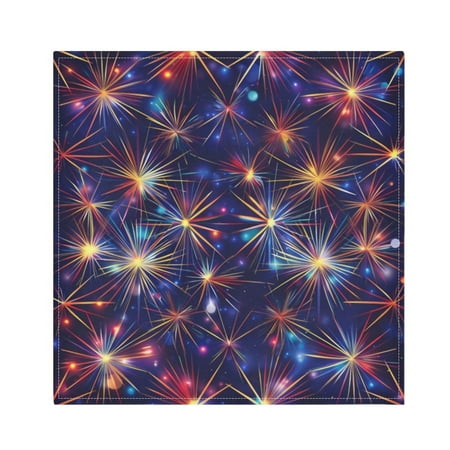 

Napkin Satin Napkin 20*20Inchx1 Kitchen Towel Dinner Plate Towel Decorative Towel Napkin Tea Towel Suitable For Kitchen Table Colored Star
