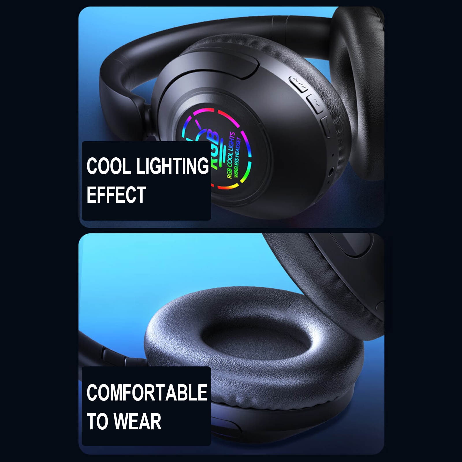 Wireless Headset with AI Noise Cancelling Microphone Bluetooth Headset - Bluetooth V5.2 Headphones with USB Dongle, Charging Base & Mic Mute for Computer/Laptop/PC/iPhone/Android/Cell Phones - Black