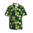thumbnail image 2 of Haiem Soccer1 Printed Hawaiian Shirt for Men - Men’s Casual Beach Summer Shirts - Stretch Fabric with Modern Fit-Large, 2 of 9