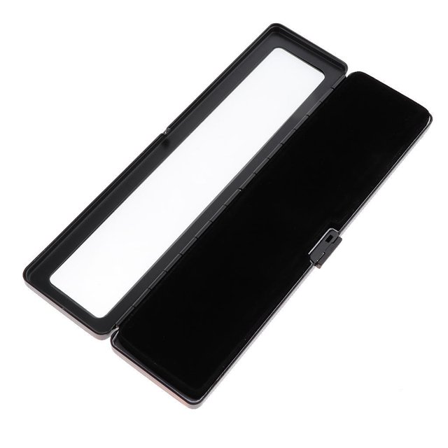 kurtrusly Metal Jewlery Case Display Box Organizer Storage for Black 1Set