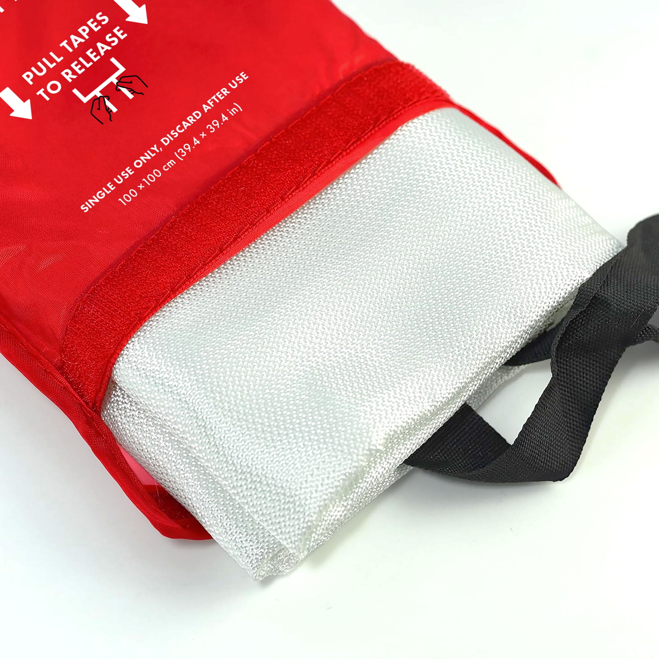 Gofire Fiberglass Fire Blanket 39x39 inches Emergency Suppression