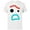 White, variant on Disney and PIXAR Toy Story 4 Forky Timid Face Costume T-Shirt - Short Sleeve Cotton T-Shirt for Adults - Customized-White