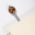 thumbnail image 2 of Thanksgiving pumpkins leaves Vintage Silver Lace-Edged Bookmark: the Gift for Avid Readers and Book Lovers, 2 of 5
