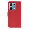 thumbnail image 5 of For Xiaomi Redmi Note 14S 4G Case Feather Imprint PU Leather Wallet Phone Cover - Grey, 5 of 5