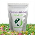thumbnail image 2 of Earthwise Pollinator Paradise Native Wildflower Seed Mix for Bee and Butterfly Gardens, Drought Tolerant Blend, 1 lb, Covers 2,400 Sq ft, 2 of 9