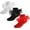 Red+Black+White, variant on 3/4-Pairs Toddler Girl Socks with Big Ruffle Lace Frilly Turn Cuff Dress Socks for Newborn Infant Toddlers Kids Adults
