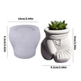 thumbnail image 5 of BQBQERT 1. Boxing Glove Silicone Mold for Resin Cement Flowerpot Pen Holder & Jewelry Tray Making Tool, 5 of 10