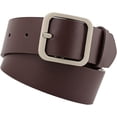 thumbnail image 3 of HUGFEGWE Ceinture en Cuir PU pour Femmes Réglable Lignes de Couture Fines Mode Décontractée Boucle à Ardillon pour Pantalon Robe CJB91-76335, 3 of 5