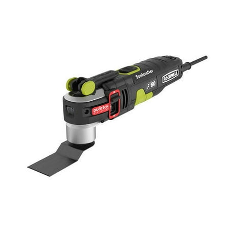 Rockwell RK5151K Sonicrafter F80 4.2 Amp Oscillating Multi-Tool with Duotech Oscillation Angle Technology and 10-Piece Accessory