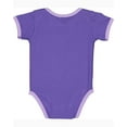 thumbnail image 2 of Rabbit Skins - Baby Rib Infant Bow Tie Bodysuit - Color - Purple/ Lavender - Size - 24M, 2 of 2