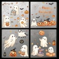 thumbnail image 3 of Halloween Window Clings 56Pcs Cute Ghost Pumpkin Reusable Static Stickers Decals for Glass Decor, 3 of 6