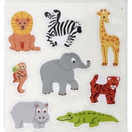 CARSON-DELLOSA Wild Animals of the Serengeti Shape Stickers 168000 ...