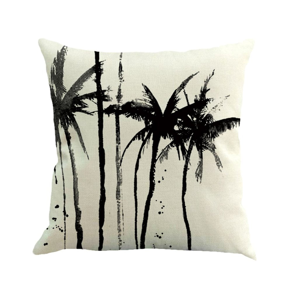 45cm Luck Birds Tree Cotton Linen Throw Pillow Cushion Cover For Home Decor Z170 