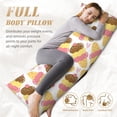 thumbnail image 3 of KLL Ultra Soft Microfiber Body Pillow Cover/Pillowcases 20"x54" with Hidden Zipper Closure-Cute Ice Cream, 3 of 5