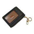 thumbnail image 2 of Women's Slim Front Pocket Wallet Card Holder Credit Card Holder with Key Ring, 2 of 5
