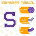 thumbnail image 3 of Uxcell Iron on Letter Patches 2" Alphabet S Iron on Embroidered Patch for Clothing Repair(Purple, Pack of 9), 3 of 6