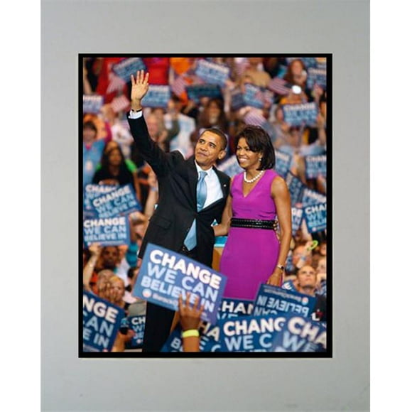 Encore Select M2-obama2 Barack Obama 11 in. x 14 in. Photograph in a Mat