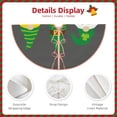 thumbnail image 3 of Sikiie Spring St Patrick’S Day Irish Gnomes Nativity Christmas Tree Skirt, Jesus Christian Winter Holiday Tree Mat Decoration(30-48IN)48", 3 of 6