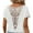 White, variant on Yigetop indian Tops! Womens Tshirts Summer Casual Tops Trendy Short Sleeve Crewneck Knitted Fashion Tee Tunic Blouses Mexican Blouses for Women Red S