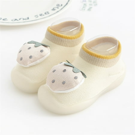

ãYilirongyummã Baby Shoes Toddler Kids Baby Boys Girls Shoes First Walkers Cute Cartoon Antislip Shoes Socks Shoes Prewalker