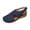 Blue, variant on Closed Toe Orthopedic Sandals for Women Hollow Out Walking Sandal Comfortable Arch Support Adjustable Ankle Strap Wedge Sandals Summer Soft Sole Slip On Beach Footwear